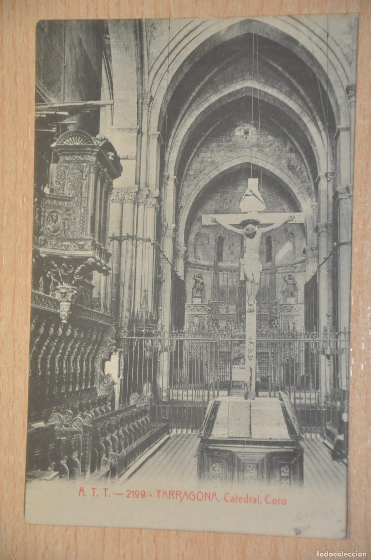 Postales: postal tarragona catedral coro atv 2199