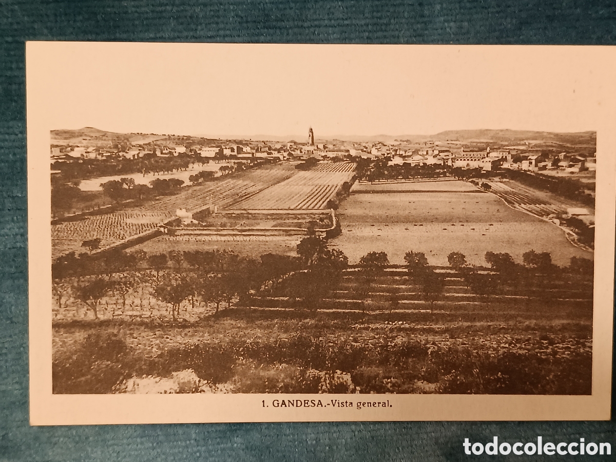 Postales: 1 GANDESA. Vista general