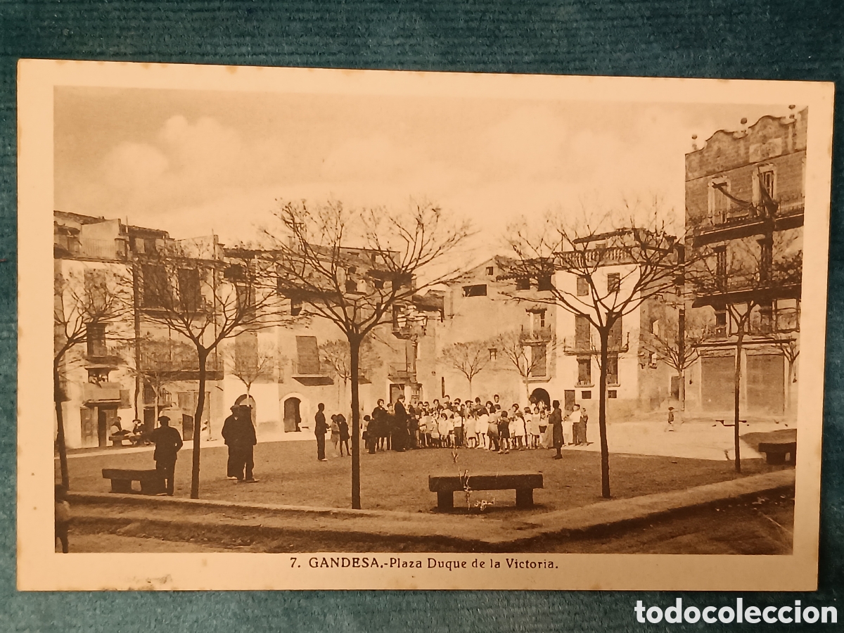 Postales: 7 GANDESA. Plaza Duque de la Victoria