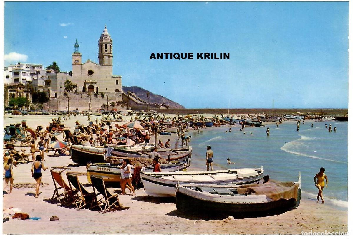 Postales: SITGES / PLAYA DORADA / EDICION CYP SERIE II N&ordm; 660 / SIN FRANQUEAR