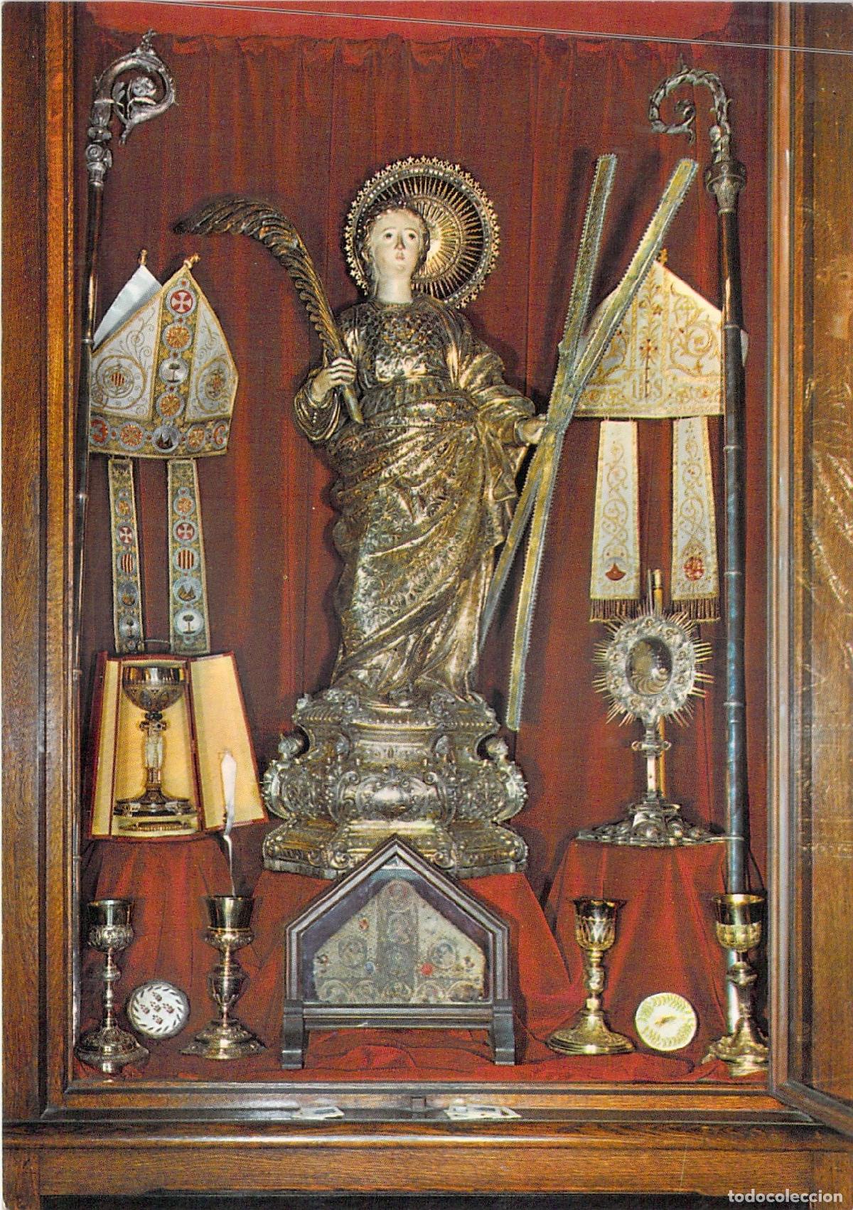 Postales: Postal Catedral de Barcelona Tesoro de Santa Eulalia