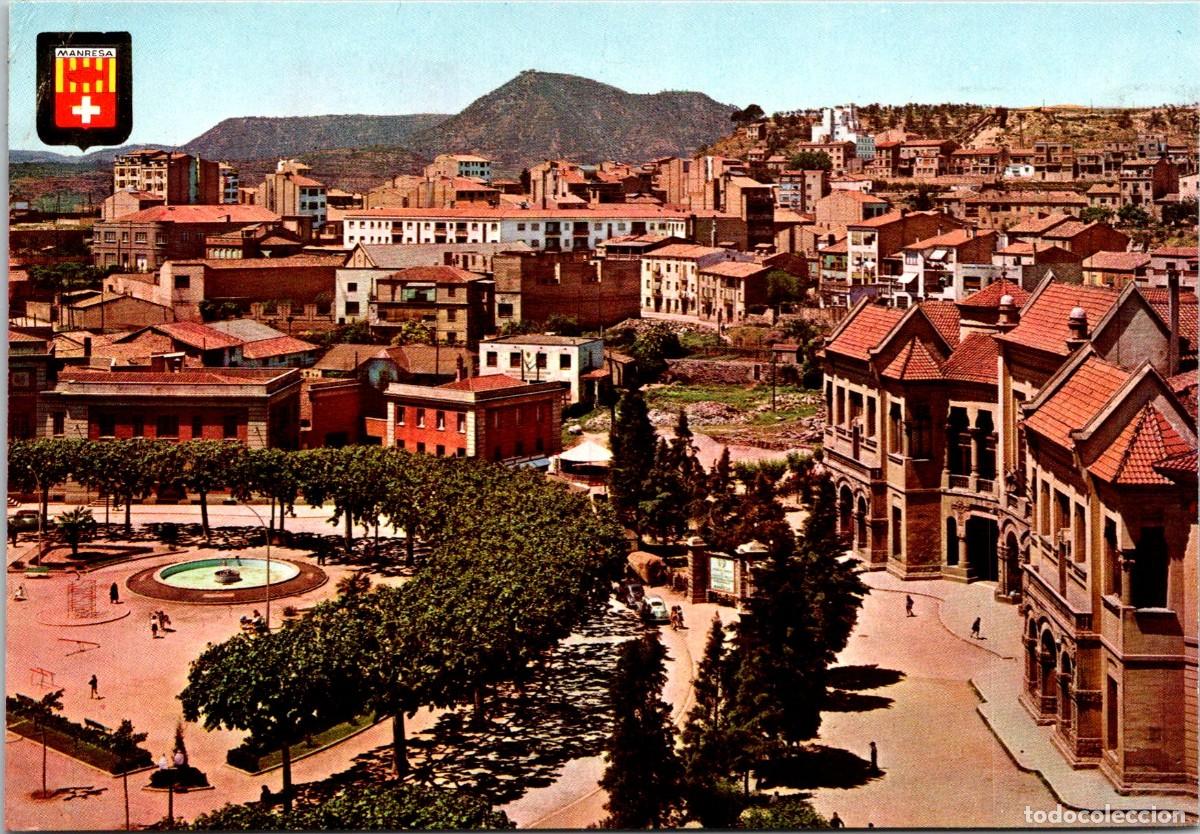 Postales: Manresa - Plaza de Espa&ntilde;a - Soberanas 749 - 147x101mm - Parque Infantil