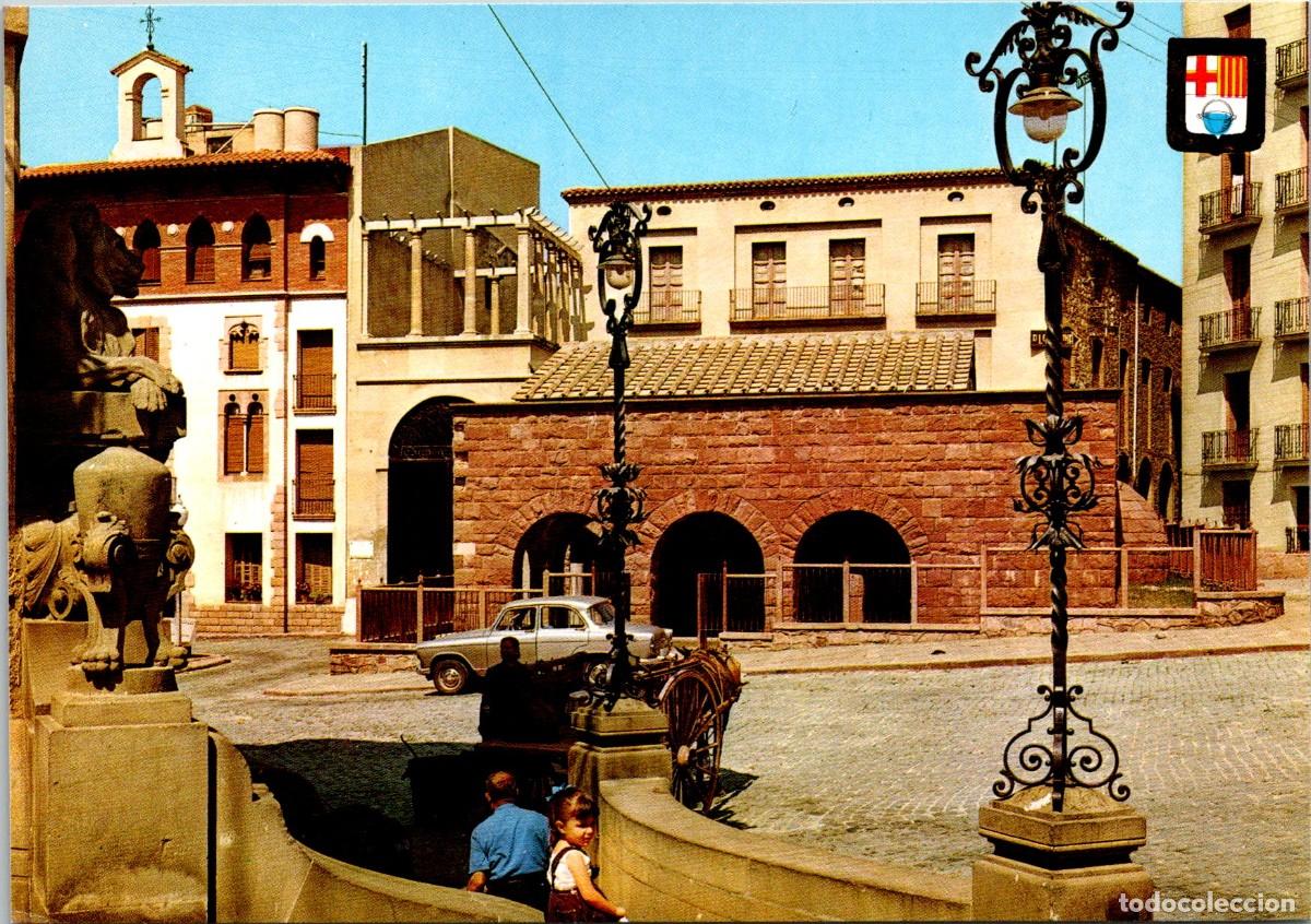 Postales: Caldas de Montbuy - Font i Termes romanes - FISA 11 - 148x103mm - Carro - Peugeot 404