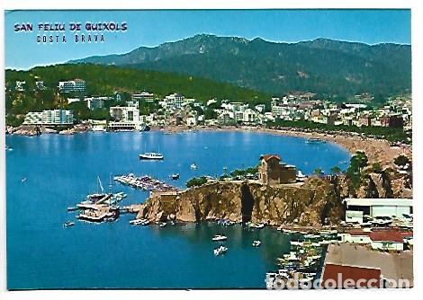 Postales: MONTA&Ntilde;AS Y BOSQUES LE DAN COLORIDO.- SAN FELIU DE GUIXOLS / GIRONA