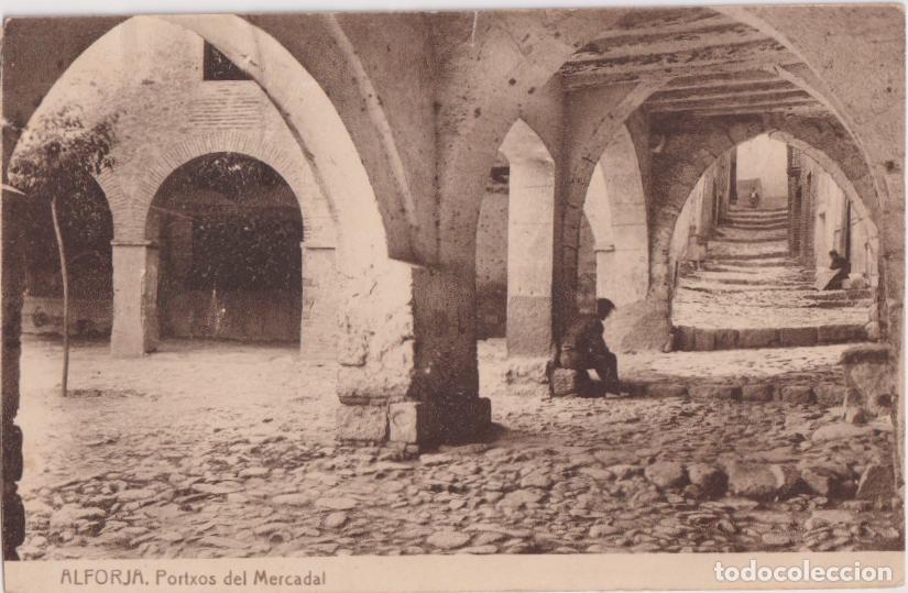Postales: ALFORJA (TARRAGONA), PORTXOS DEL MERCADAL - FOTOTIPIA THOMAS 12820 - CIRCULADA