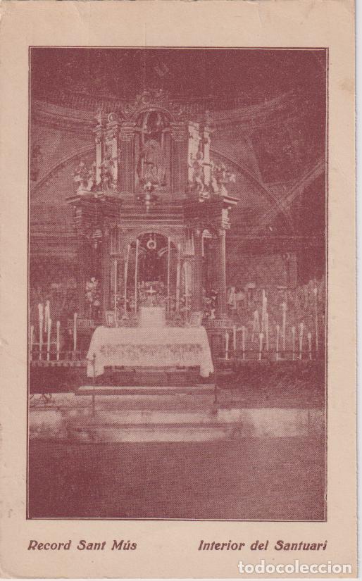 Postales: RUB&Iacute;, RECORD SANT M&Uacute;S, INTERIOR DEL SANTUARI - S/C