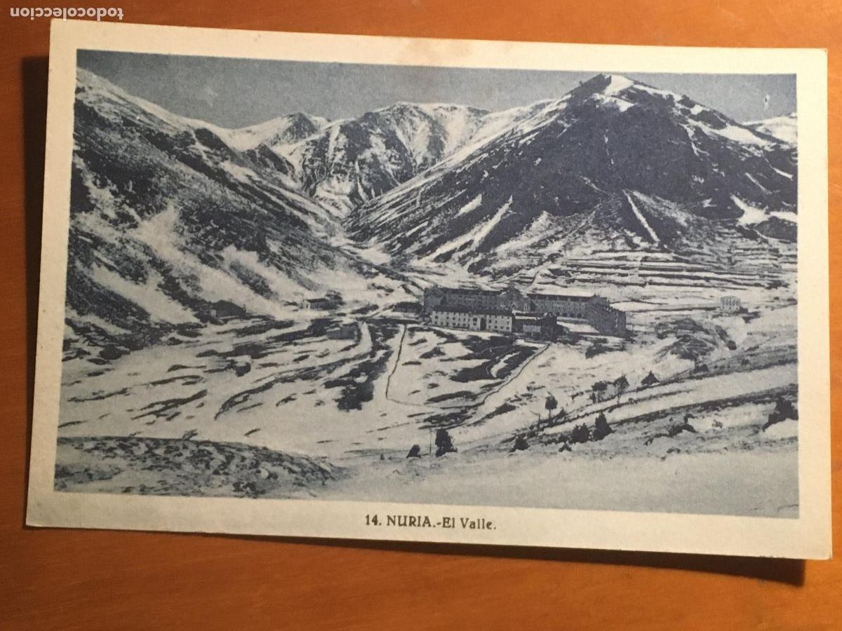 Postales: nuria el valle postal original antigua