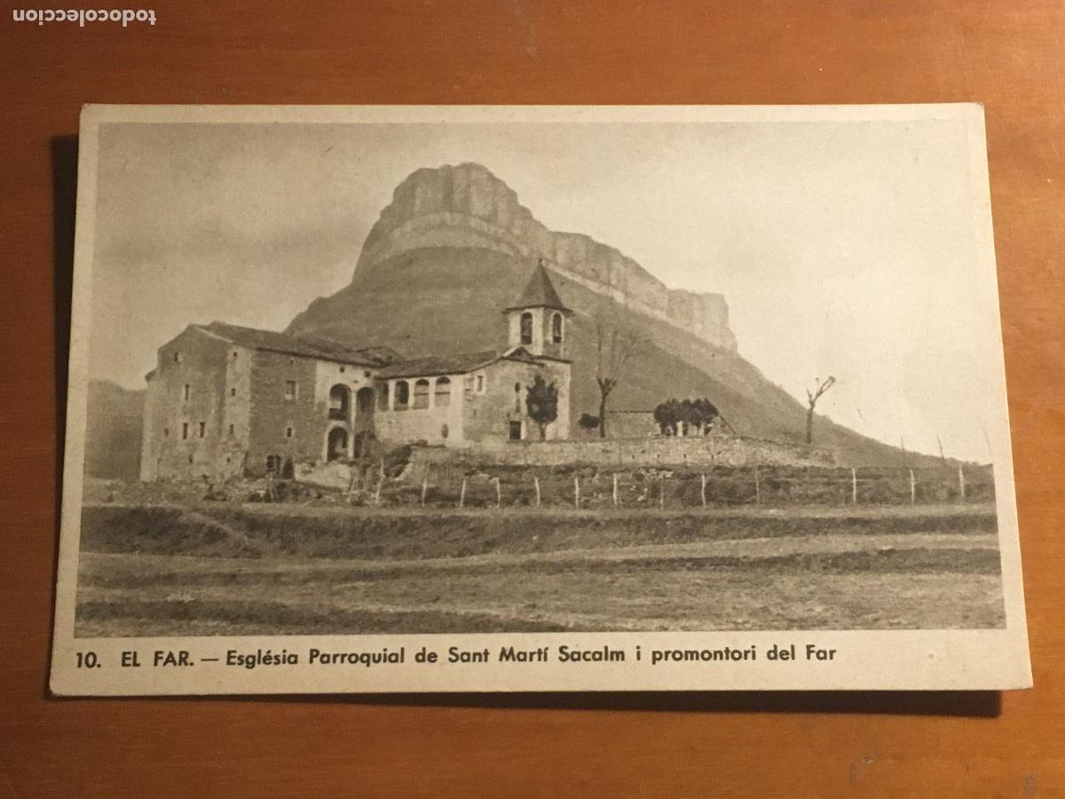 Postales: el far esglesia parroquial sant marti sacalm postal original antigua