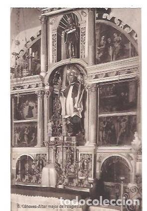 Postales: ANTIGUA POSTAL 6 CANOVES ALTAR MAJOR DE L'ESGLESIA EDICION JOSEP PARERA