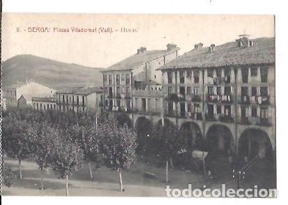 Postales: ANTIGUA POSTAL 9 BERGA PLASSA VILADOMAT VALL HUCH