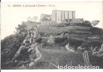 Postales: ANTIGUA POSTAL 17 BERGA S DE QUERALT L'EXTERIOR HUCH