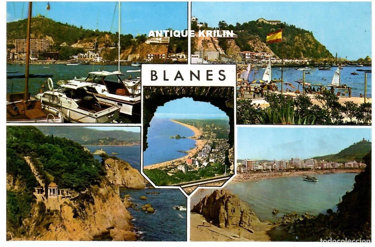 Postales: COSTA BRAVA / BLANES N&ordm; 621 VARIAS VISTAS / EXCLUSIVAS MURCIA / SIN FRANQUEAR
