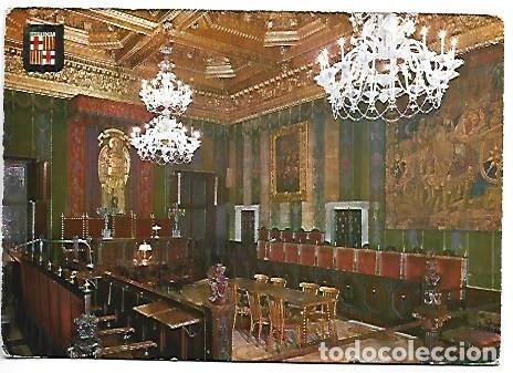 Postales: SALON DORADO, PALACIO DE LA DIPUTACION. BARRIO GOTICO / BARCELONA