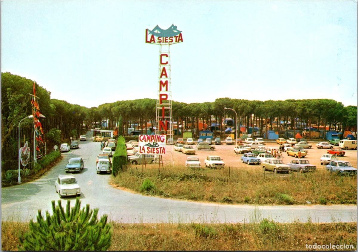 Postales: Calella de Palafrugell - Camping La Siesta - Inter Color ME 289 - 150x105mm - Coches