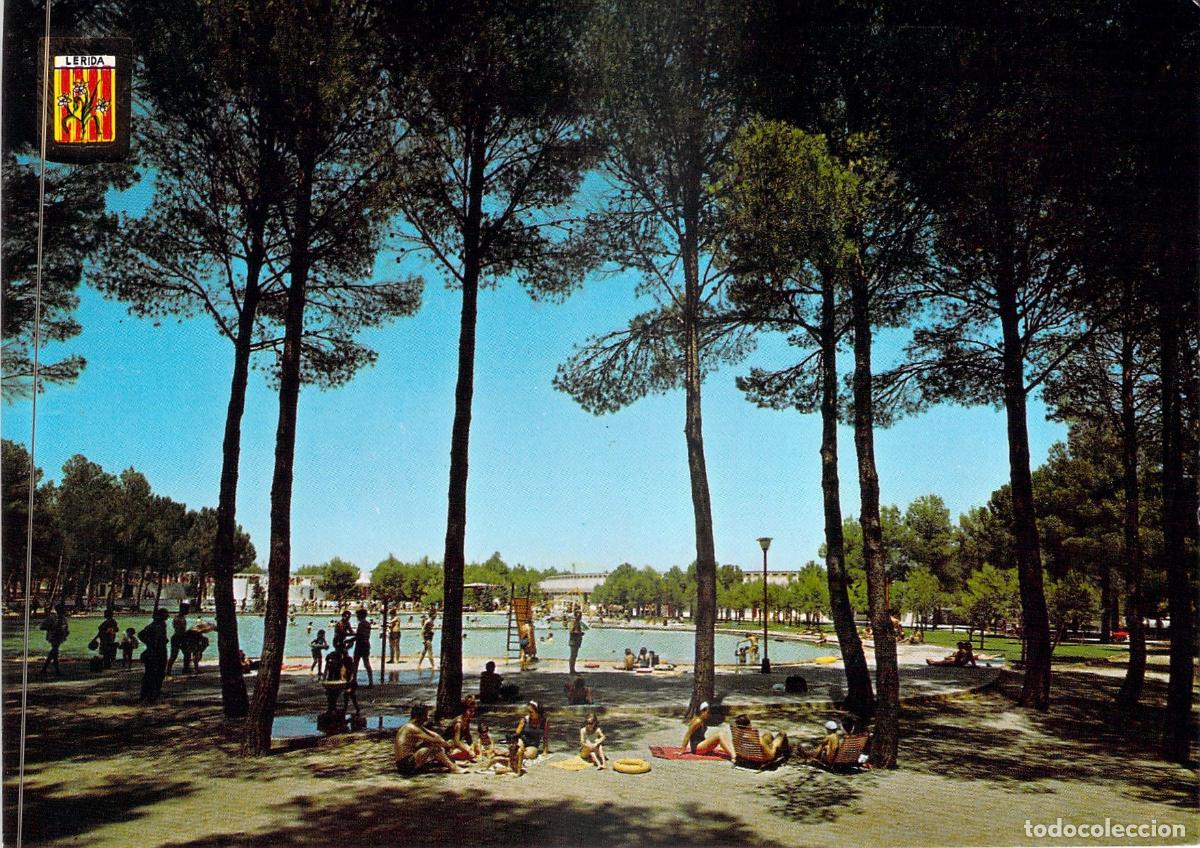 Postales: Postal Lleida Parque Municipal de las Balsas Piscinas Familiares