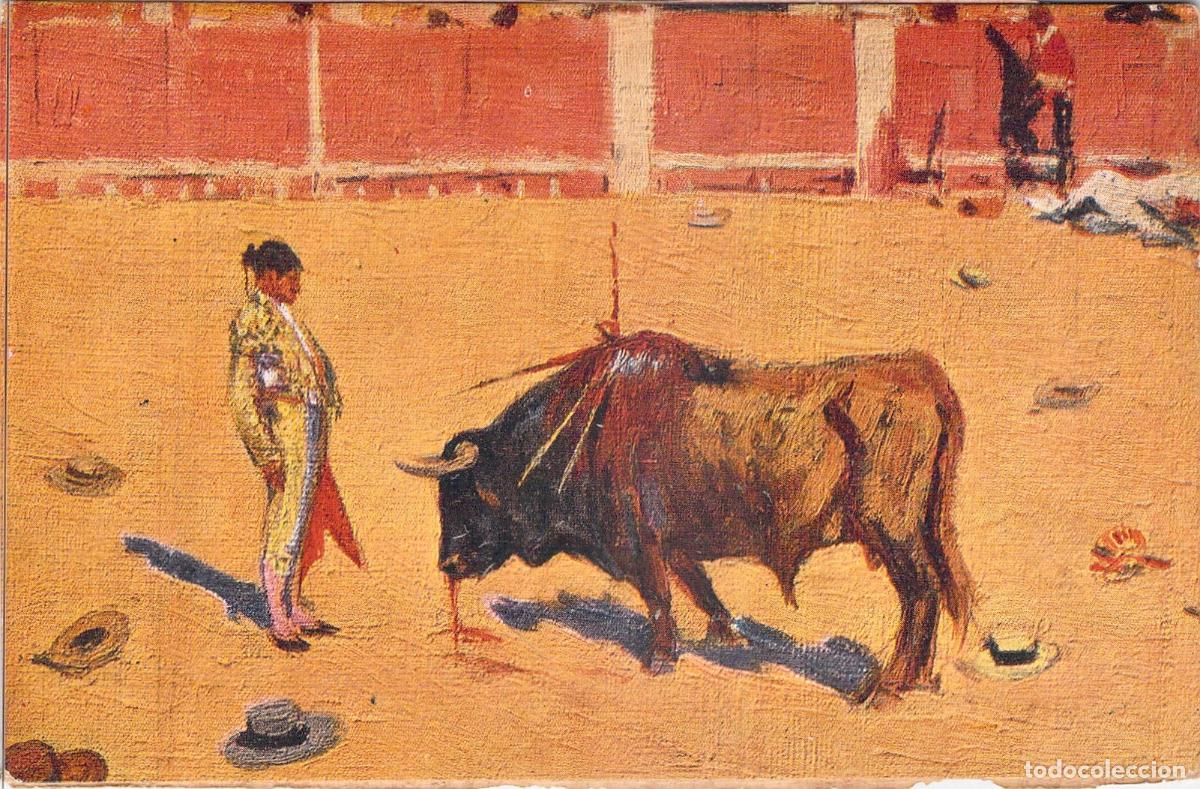 Postales: Postal Tauromaquia La Estocada de la Tarde por Mariano Bertuchi