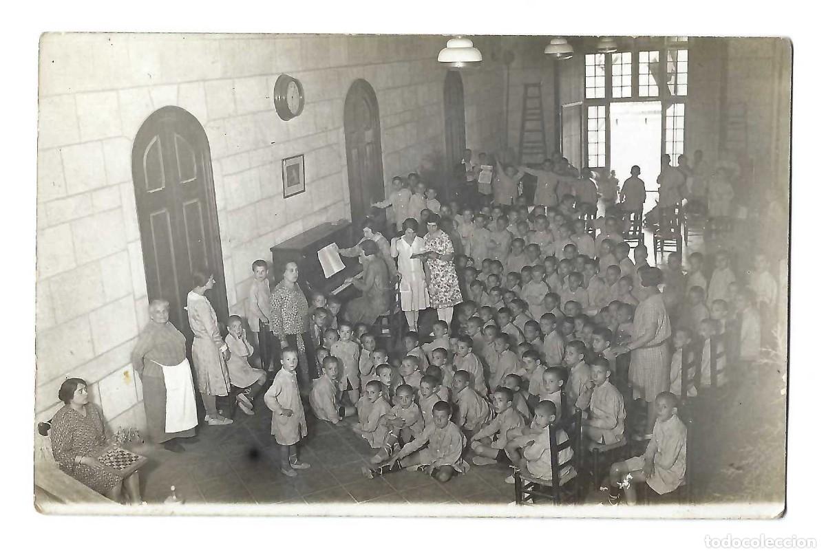 Postales: POSTAL FOTOGR&Aacute;FICA- CASA PUIG. CLASE DE M&Uacute;SICA. NI&Ntilde;OS. ANIMADA. SIN CIRCULAR. 1929