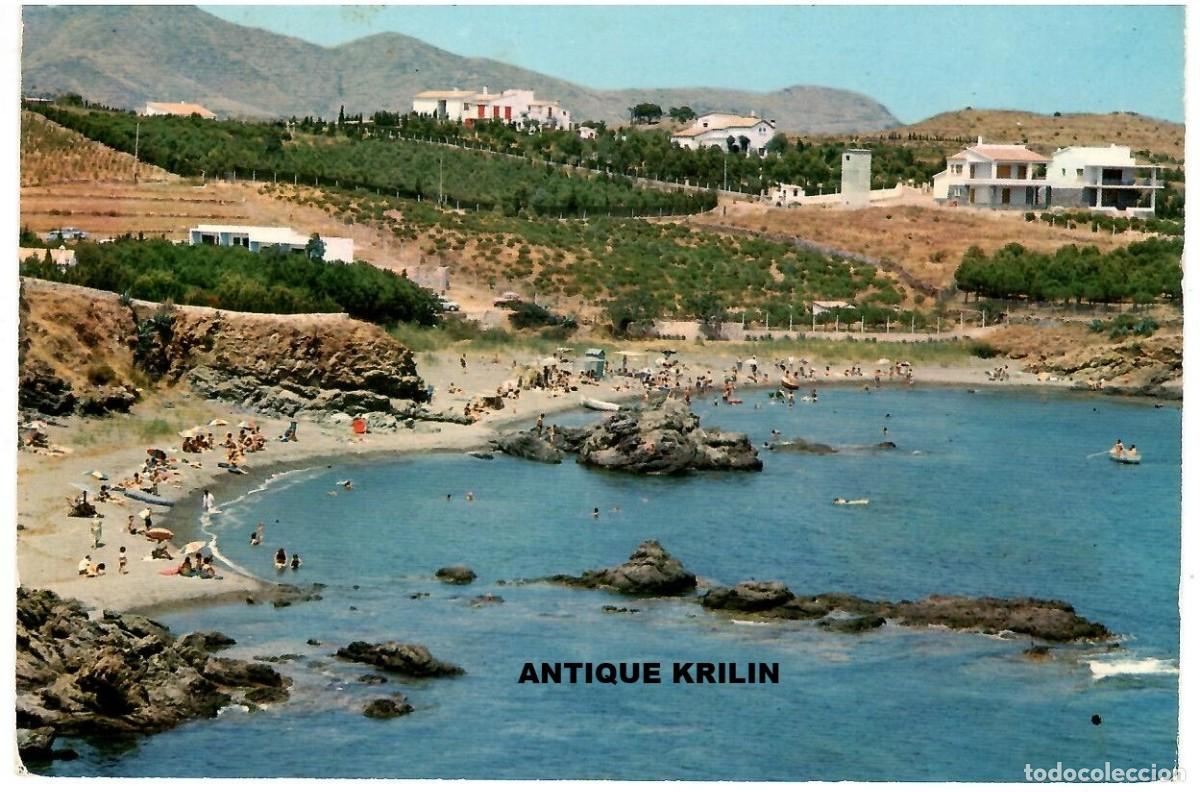 Postales: COSTA BRAVA / LLANSA N&ordm; 1014 PLAYA DE LA FARELLA / FOTO MELI / SIN FRANQUEAR