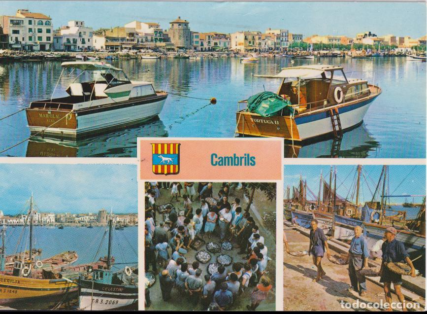 Postales: CAMBRILS (TARRAGONA) VARIAS VISTAS - A,CAMPA&Ntilde;A N&ordm;50.334 - CIRCULADA