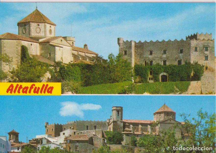 Postales: ALTAFULLA (TARRAGONA) IGLESIA Y CASTILLO - FOTO COLOR RAYMOND N&ordm;24 - S/C