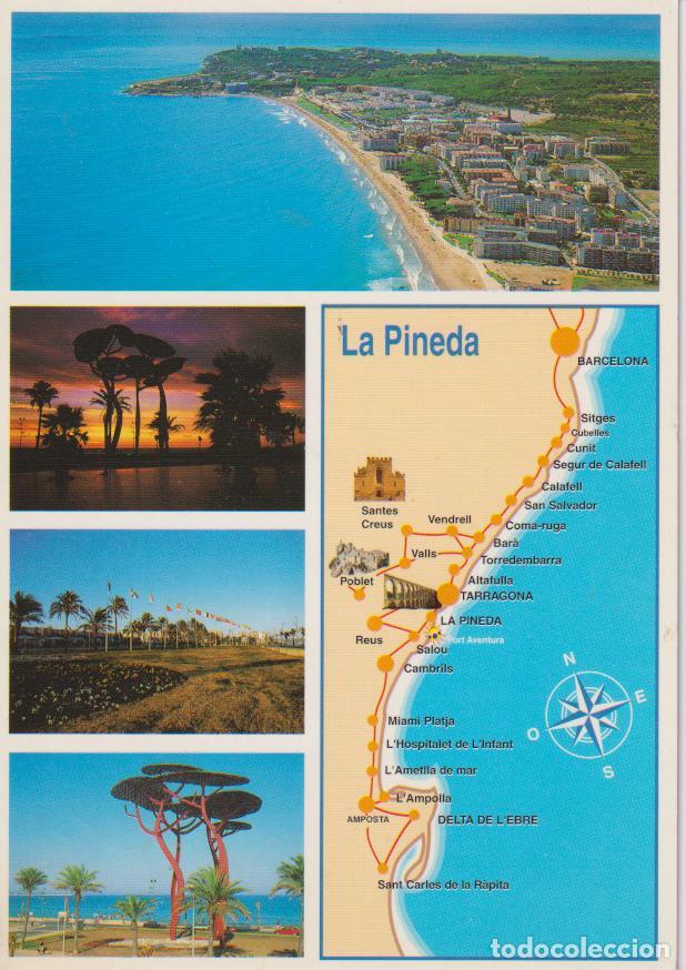 Postales: LA PINEDA (TARRAGONA) VARIAS VISTAS - FOTO RAYMOND EDITORES N&ordm;8 - S/C