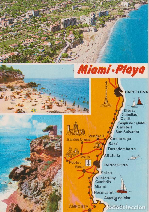 Postales: MIAMI PLAYA (MONTROIG) DIVERSOS ASPECTOS DE LA CIUDAD - FOTO RAYMOND EDITORES N&ordm;29 - S/C