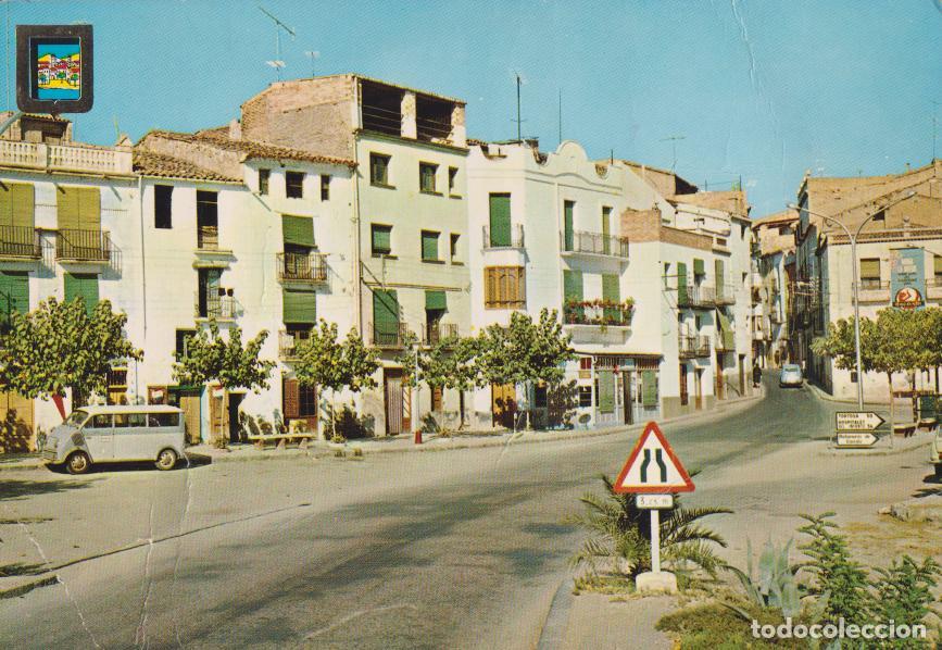 Postales: MORA LA NUEVA (TARRAGONA) CARRETERA GENERAL - ESCUDO DE ORO N&ordm;5485 - CIRCULADA