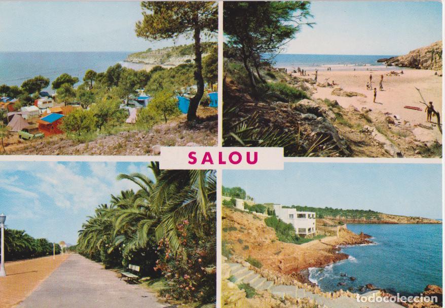 Postales: SALOU (TARRAGONA) DIVERSOS ASPECTOS DE LA VILLA - FOTO COLOR RAYMOND N&ordm;26 - S/C