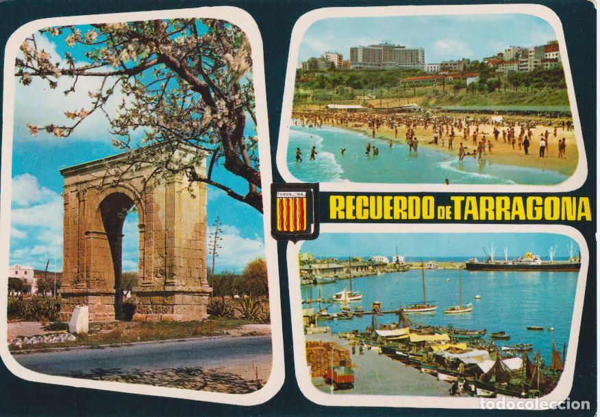 Postales: TARRAGONA, ARCO DE BARA, PLAYA DEL MILAGRO - SOBERANAS N&ordm;1438 - S/C