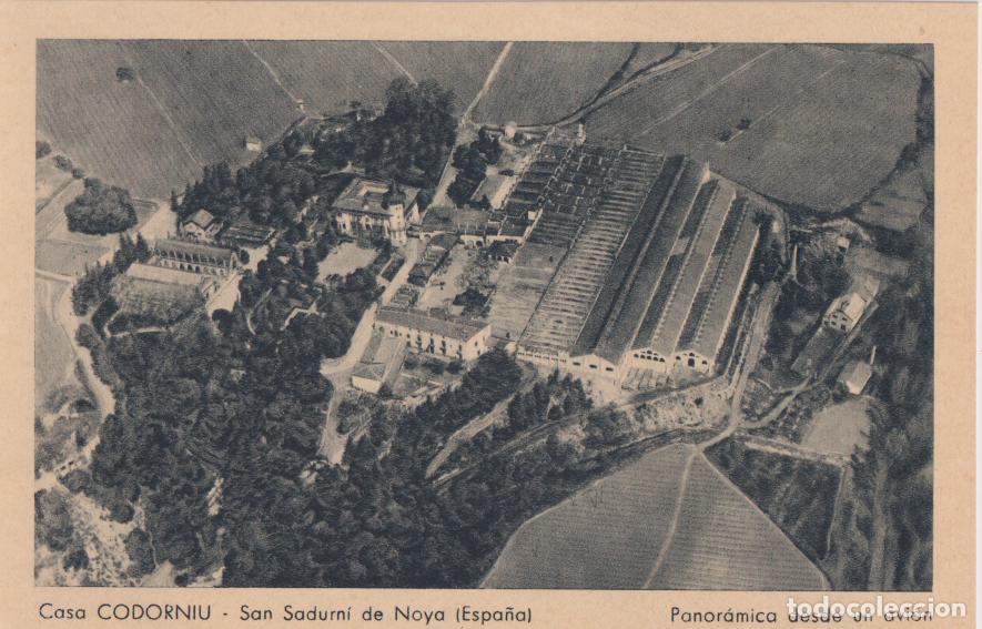 Postales: SAN SADURNI DE NOYA, CASA CODORNIU, PANOR&Aacute;MICA A&Eacute;REA - S/C