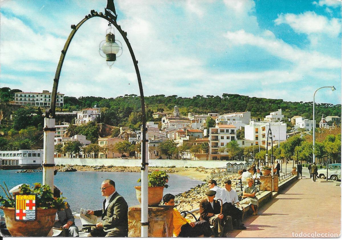 Postales: [POSTAL] Paseo de San Elmo. San Feliu de Guixols (Gerona) (circulada)