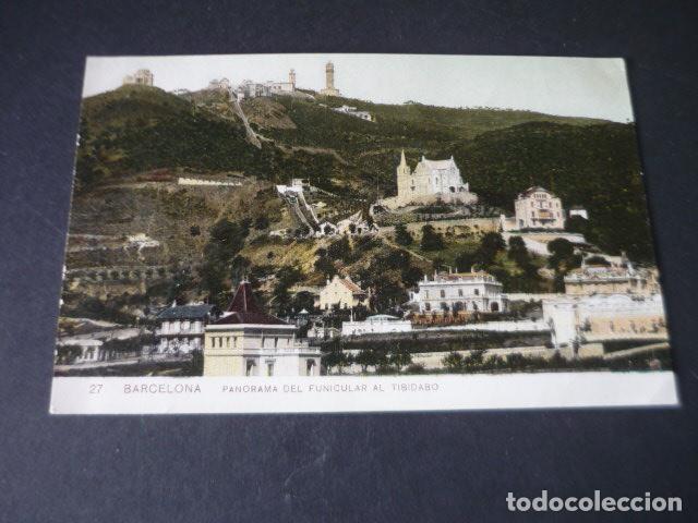 Postais: BARCELONA PANORAMA DEL FUNICULAR AL TIBIDABO