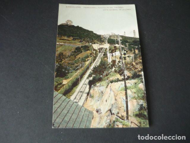 Postais: BARCELONA FERROCARRIL FUNICULAR DEL TIBIDABO VISTA GENERAL DE LA LINEA