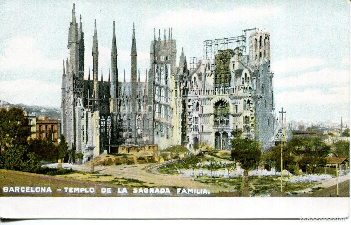 Postales: BARCELONA-TEMPLO DE LA SAGRADA FAMILIA- L B LUIS BARTRINA- SIN DIVIDIR 1904