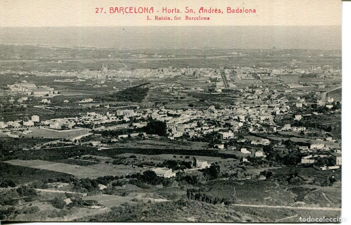 Cartoline: SAN ANDRES DE PALOMAR-HORTA-BADALONA-VISTA PANORAMICA-ROISIN