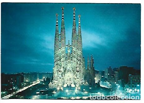 Postales: TEMPLO EXPIATORIO DE LA SAGRADA FAMILIA.- BARCELONA