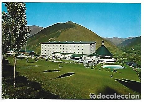 Postales: PARADOR NACIONAL, AL FONDO PUERTO DE LA BONAIGUA.- VALL D&acute;ARAN, LLEIDA