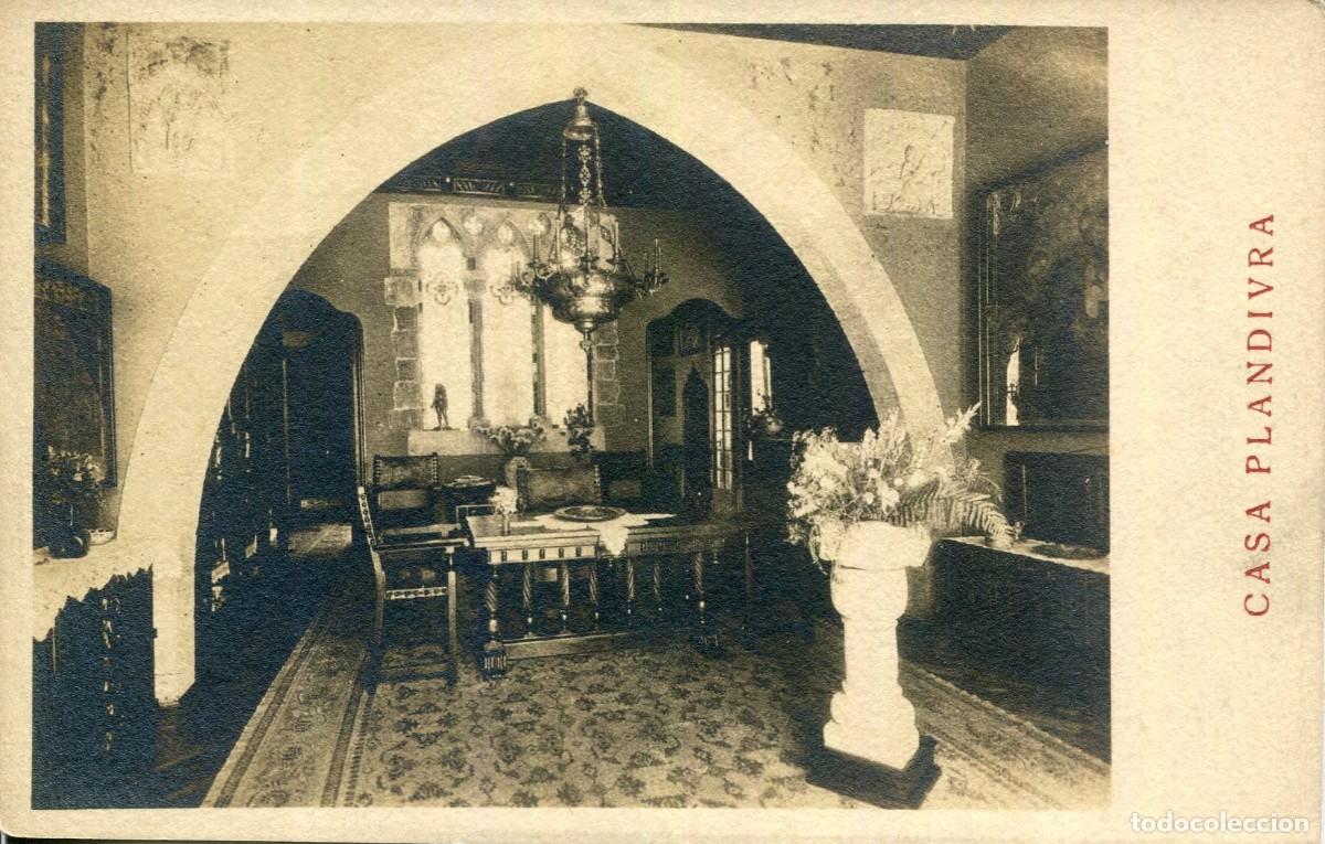 Cartes Postales: BARCELONA-CASA PLANDIURA-HABITACI&Oacute;N G&Oacute;TICA