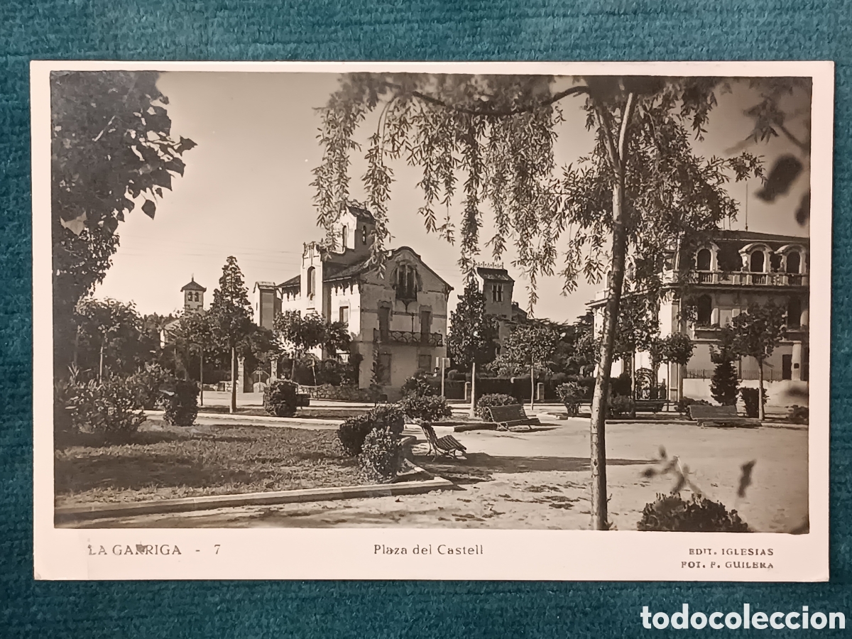 Postales: LA GARRIGA 7. Plaza del Castell