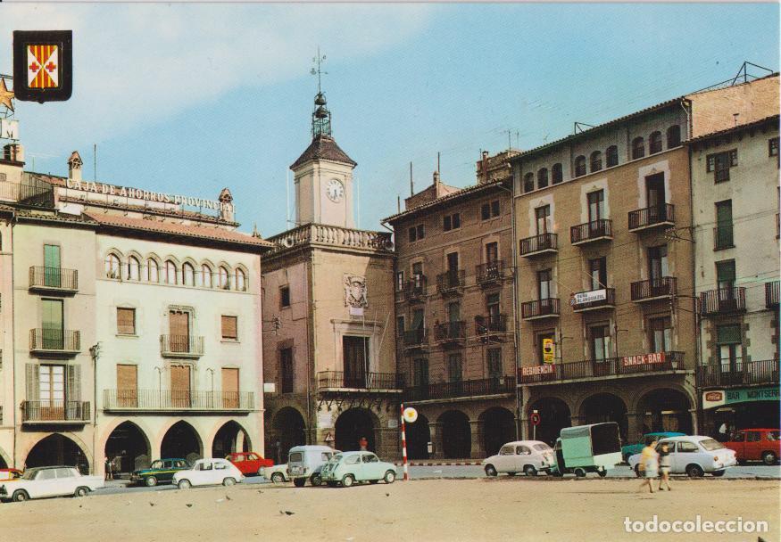 Postales: VIC (BARCELONA) PLA&Ccedil;A MAJOR I AJUNTAMENT - ESCUDO DE ORO N&ordm;6460 - S/C