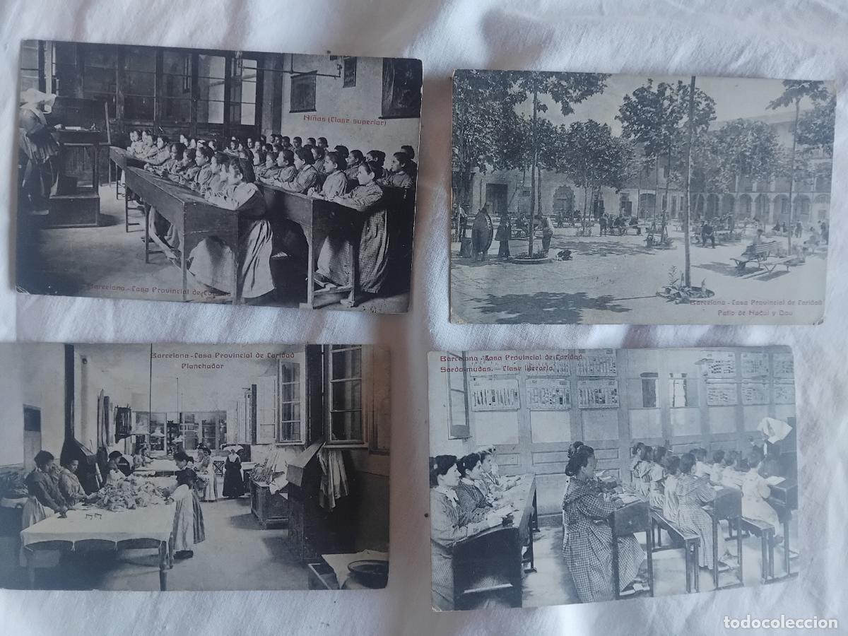 Postales: 4 POSTALES DE LA CASA PROVINCIAL DE CARIDAD