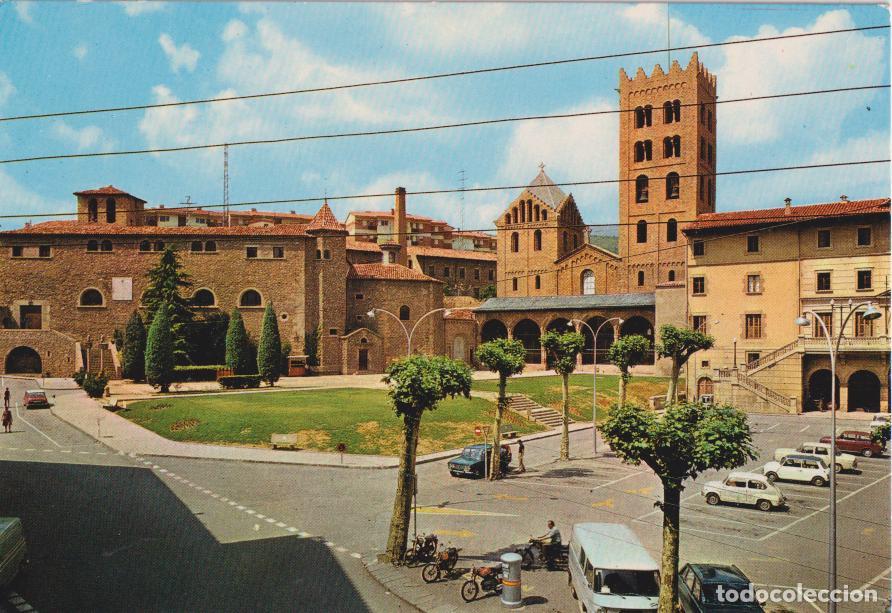 Postales: RIPOLL (GIRONA) PLAZA DEL CAUDILLO I ABAD OLIVA - MAIDEU N&ordm;10 - S/C
