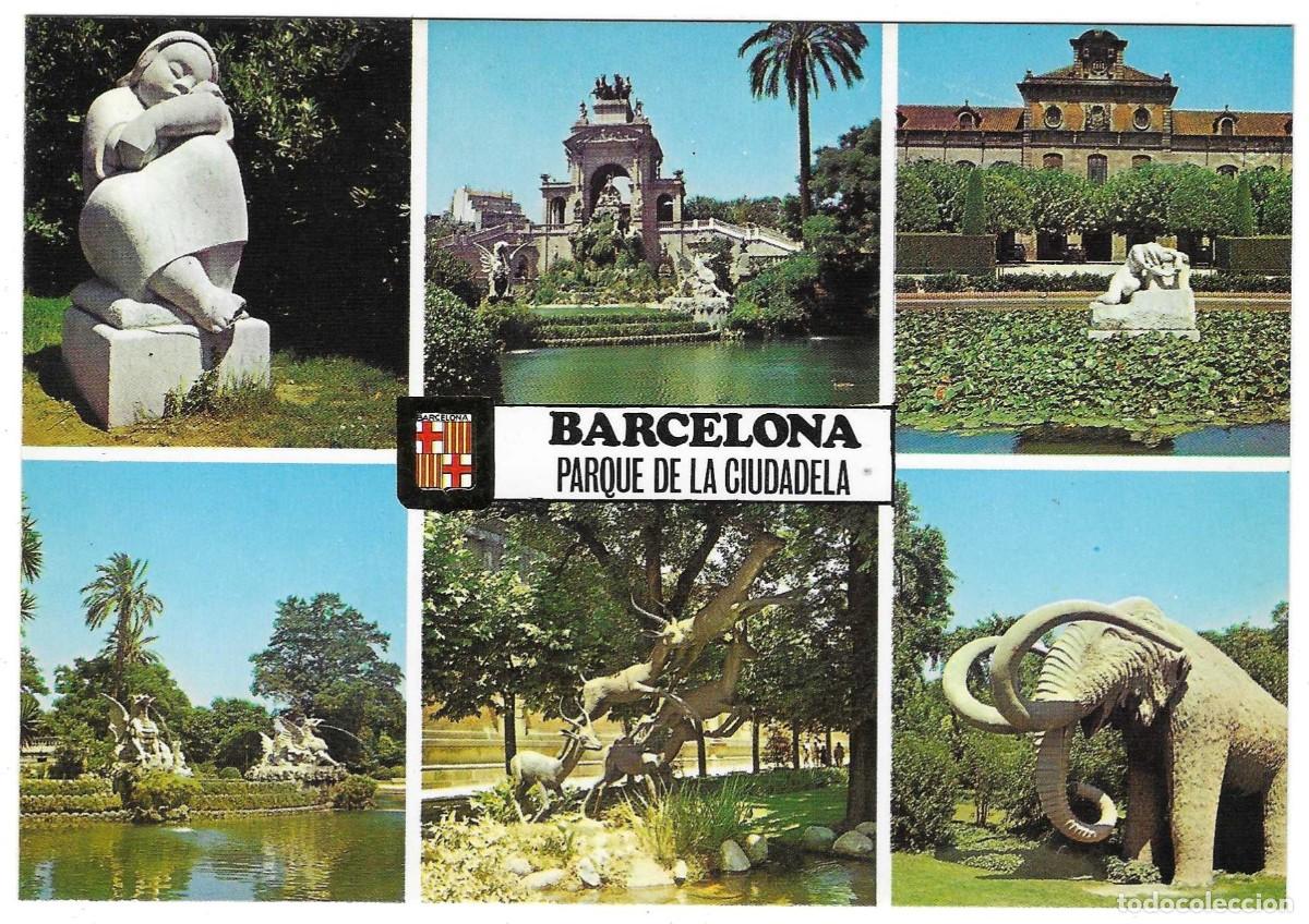 Postales: Postal Barcelona. Parque de la Ciudadela. varias vistas. ref. 7-cat602