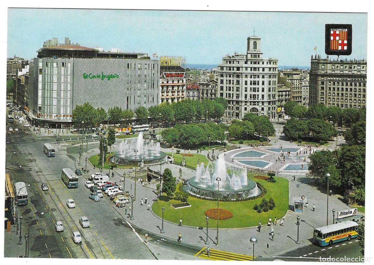 Postales: Postal Barcelona. Plaza de Catalu&ntilde;a. ref. 7-cat604