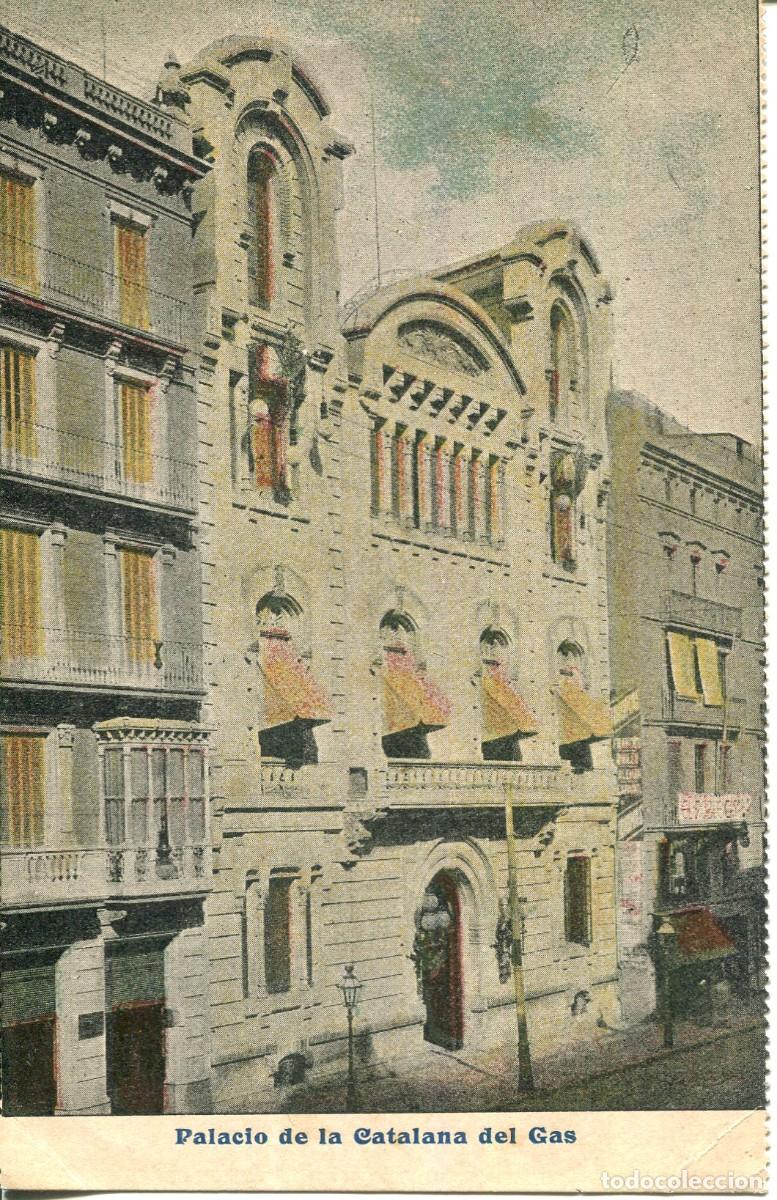 Cartes Postales: BARCELONA-PALACIO MODERNISTA DE CIA CATALANA DE GAS- A&Ntilde;O 1904