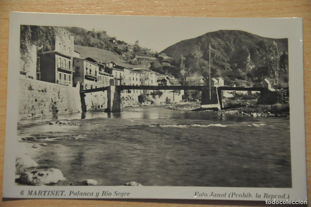 Postales: postal martinet, palanca y rio segre, foto janot