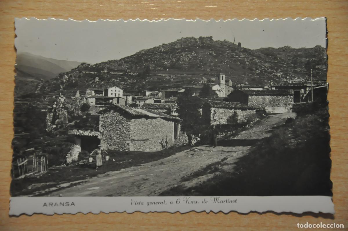 Postales: postal aransa, vista general a seis quilometros de martinet