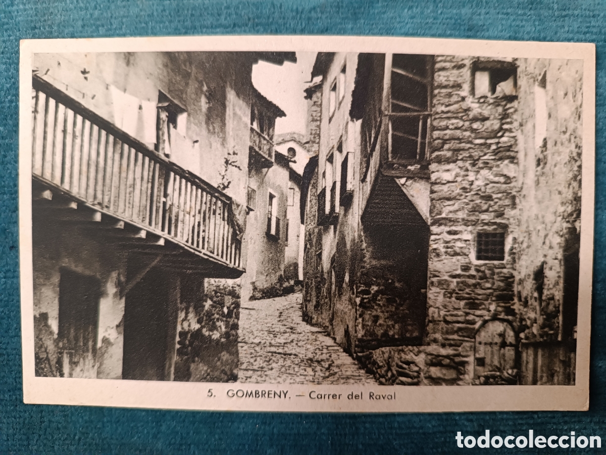 Postales: 5 GOMBRENY. Carrer del Raval. ( Gombr&egrave;n)