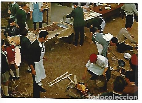 Postales: FESTA TIPICA DE LES TRUITES / TYPICAL FEAST OF THE OMELETS.- SANT JULIA DE CERDANYOLA / BARCELONA