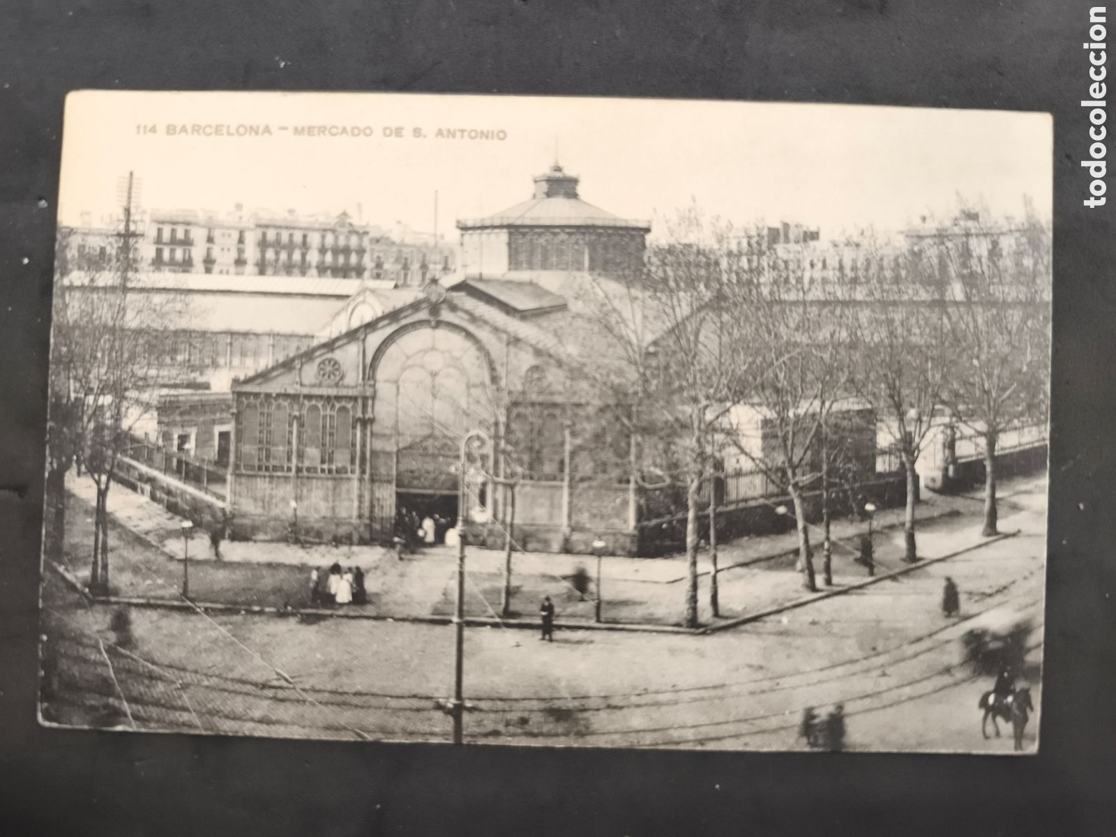 Postales: Barcelona mercado S.Antonio
